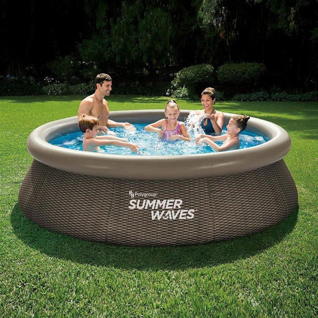 Summer Waves aufblasbarer Pool Quick Set 305x76 cm mit Filterpumpe