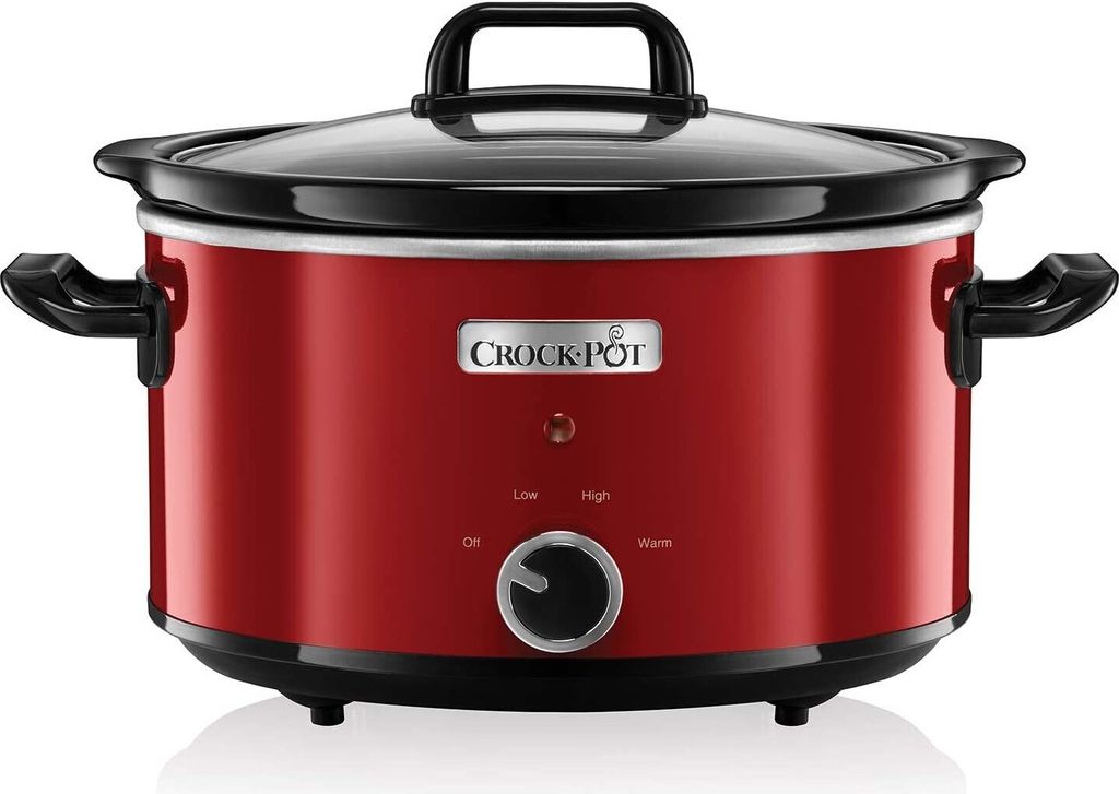 Crock-Pot SCV400RD Stoomoven, 3,5 liter, zwart/rood Productafbeelding 