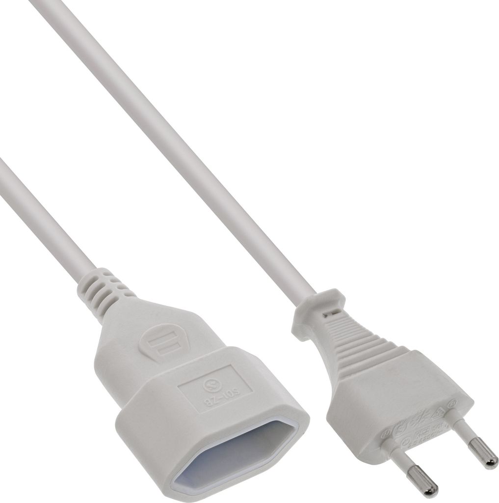 Przedłużacz InLine® Euro, wtyczka Euro do złącza Euro, Zdjęcie produktu 