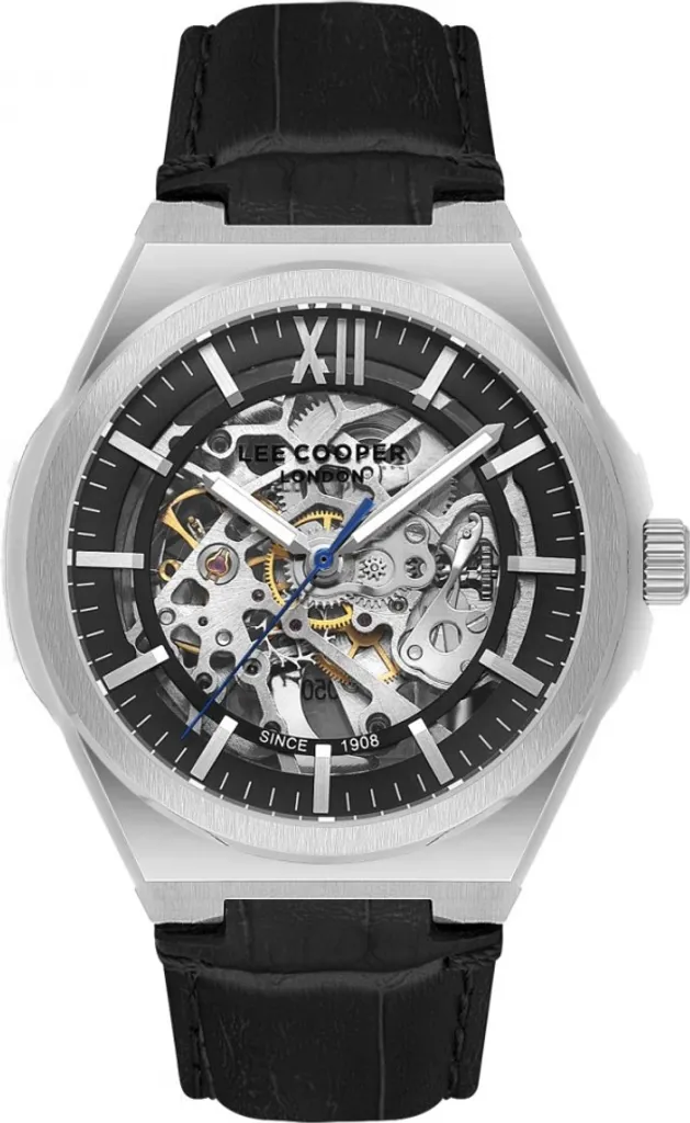 Lee Cooper LC08050.351 Men's Watch Black Automatic - Alta Moda