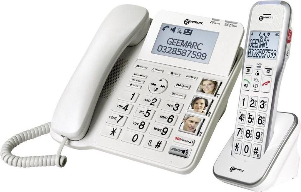 Geemarc AMPLIDECT COMBI 595 Combo 50 dB Seniorentelefon Produktbild 