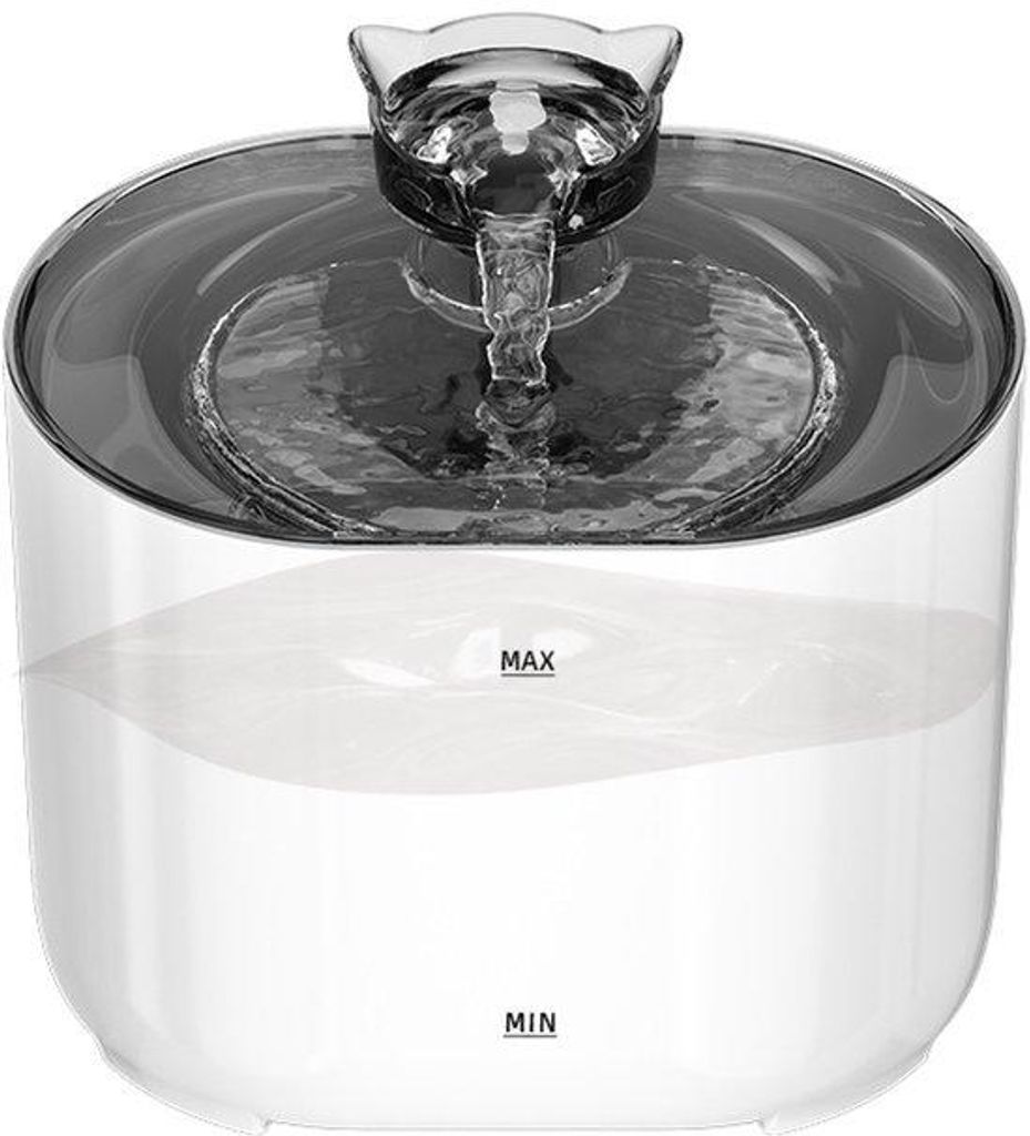 2-Liter-Katentrinkbrunnen, stummellos, USB-gestützt, für Katzen, innen verwendbar, Katenspout, Wasserdispenser