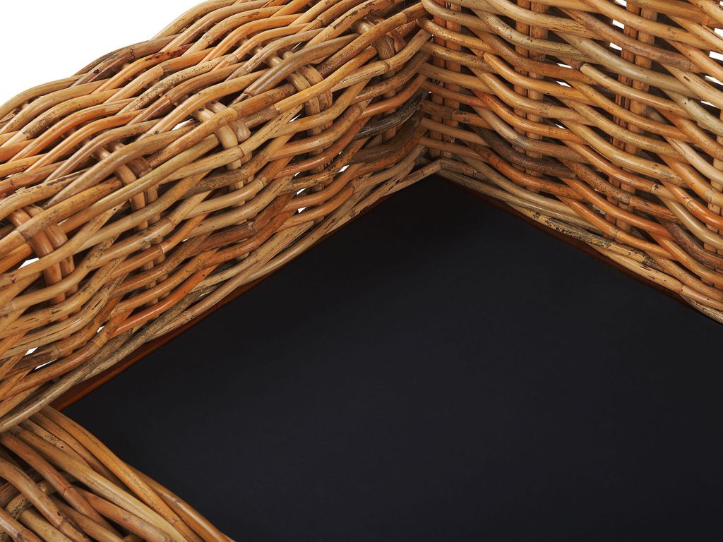BELIANI Sofa ogrodowa naturalna rattanowa 3-osobowa kanapa Zdjęcie produktu 7
