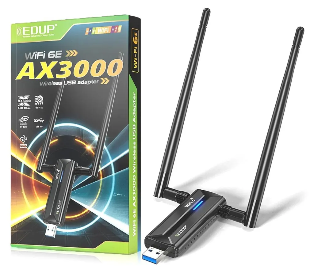 Recensione BRAINZAP AX3000 USB WiFi 6 | Prestazioni Reali a 3000Mbps