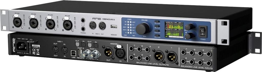RME Fireface UFX II - USB[30 IN/30 OUT] audio interface Obrázok produktu 