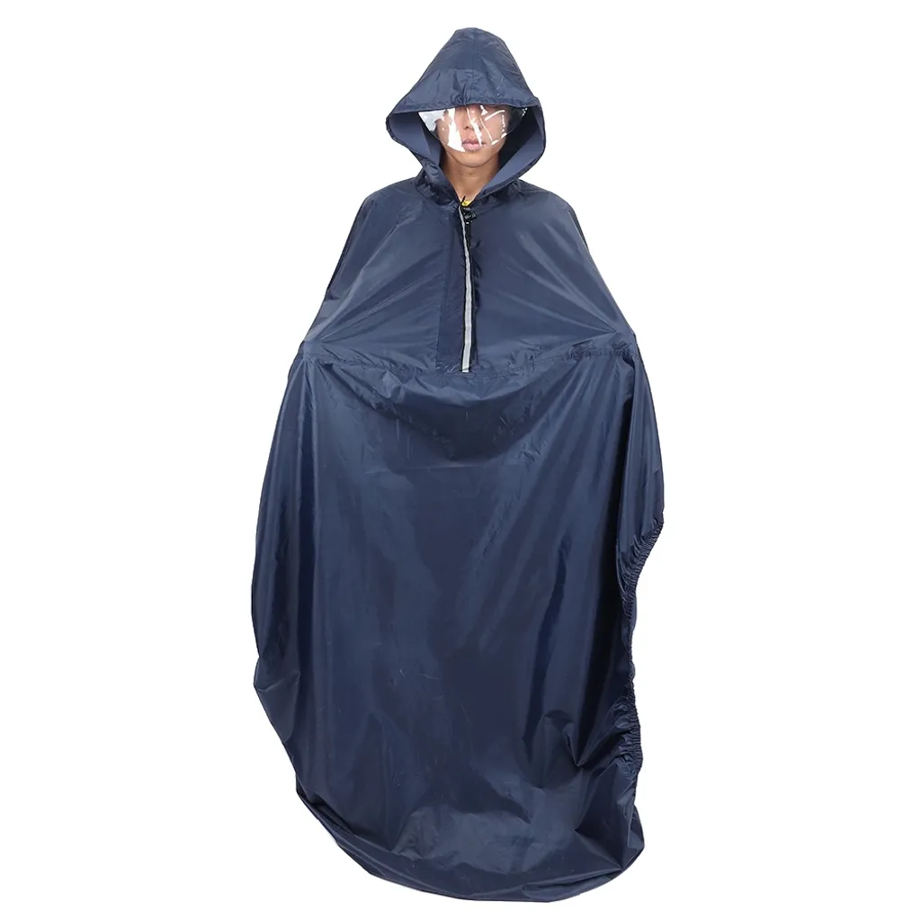 Protection pluie fauteuil roulant imperméable avec capuche ergonomique