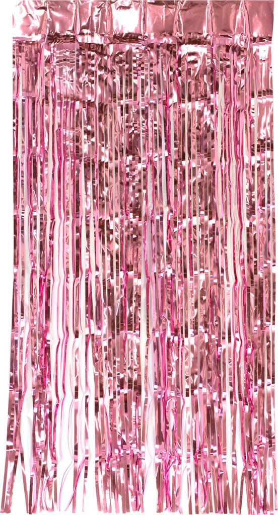 Lametta Vorhang 50x100cm, Farbauswahl:rosa Produktbild 
