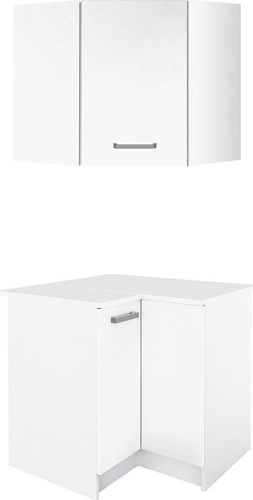Eck-Küchenschrank - 1 Unterschrank & 1 Oberschrank - 2 Produktbild 