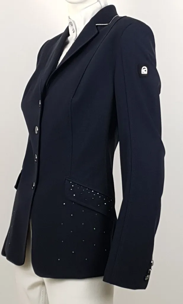 Veste concours Cavallo Estoril mST extensible et confortable bleu 38