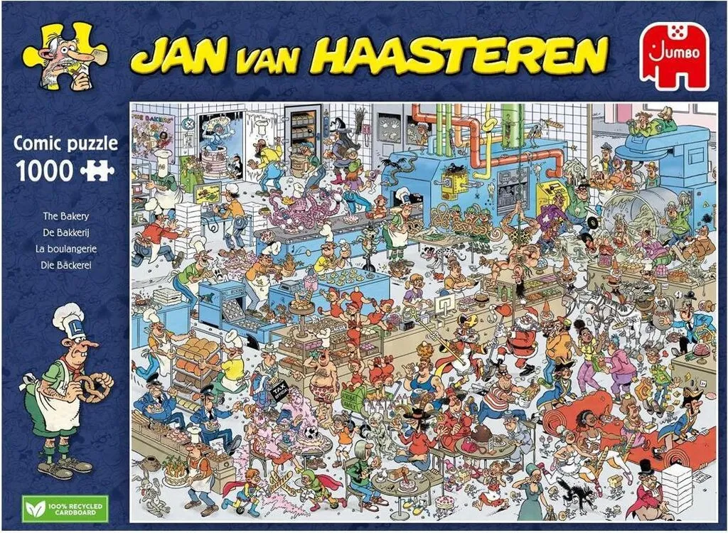Jumbo Puzzle Jan van Haasteren La Boulangerie 1000 pièces - Modèle 19093