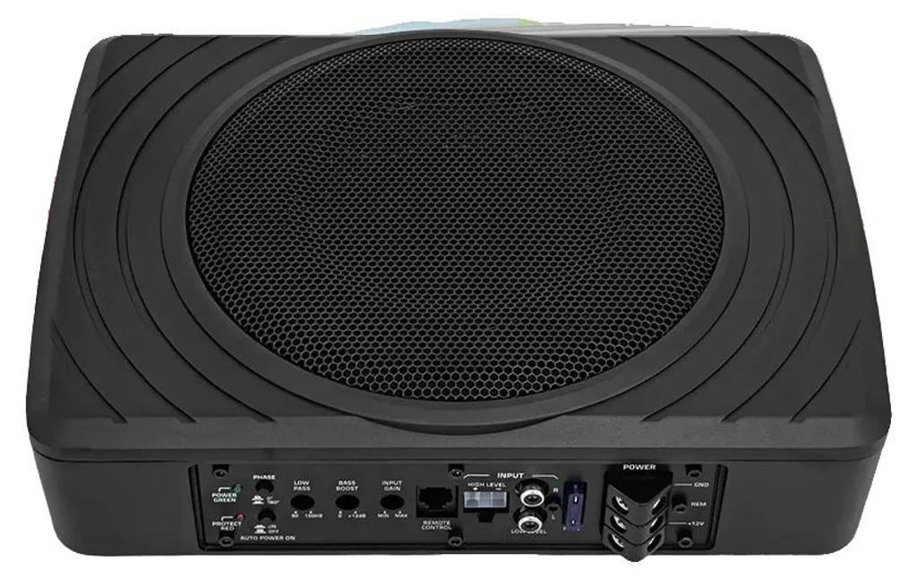 Caisson de Basse Subwoofer Actif 8 Pouces - Son Puissant Design Discret
