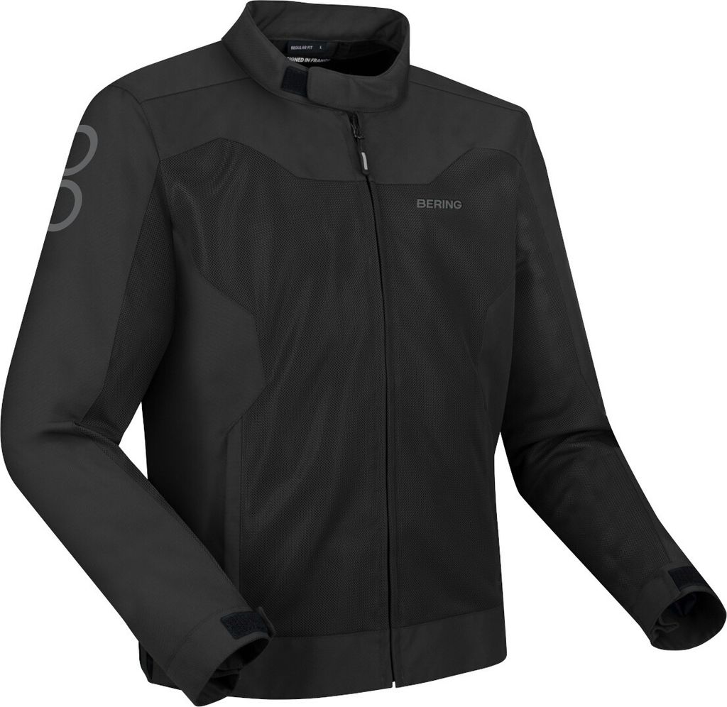 Bering Alias Mesh Motorrad Textiljacke, schwarz, 2XL