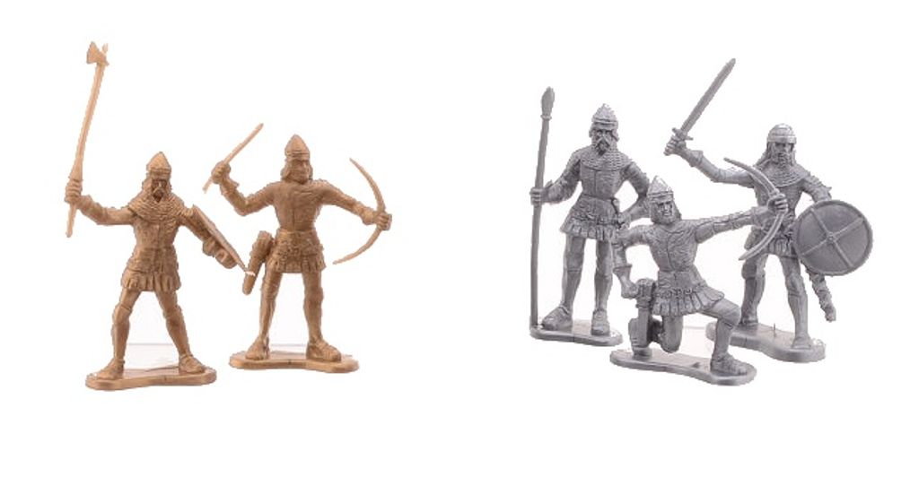 Chevaliers dans un sac - 60 pièces Image du produit 