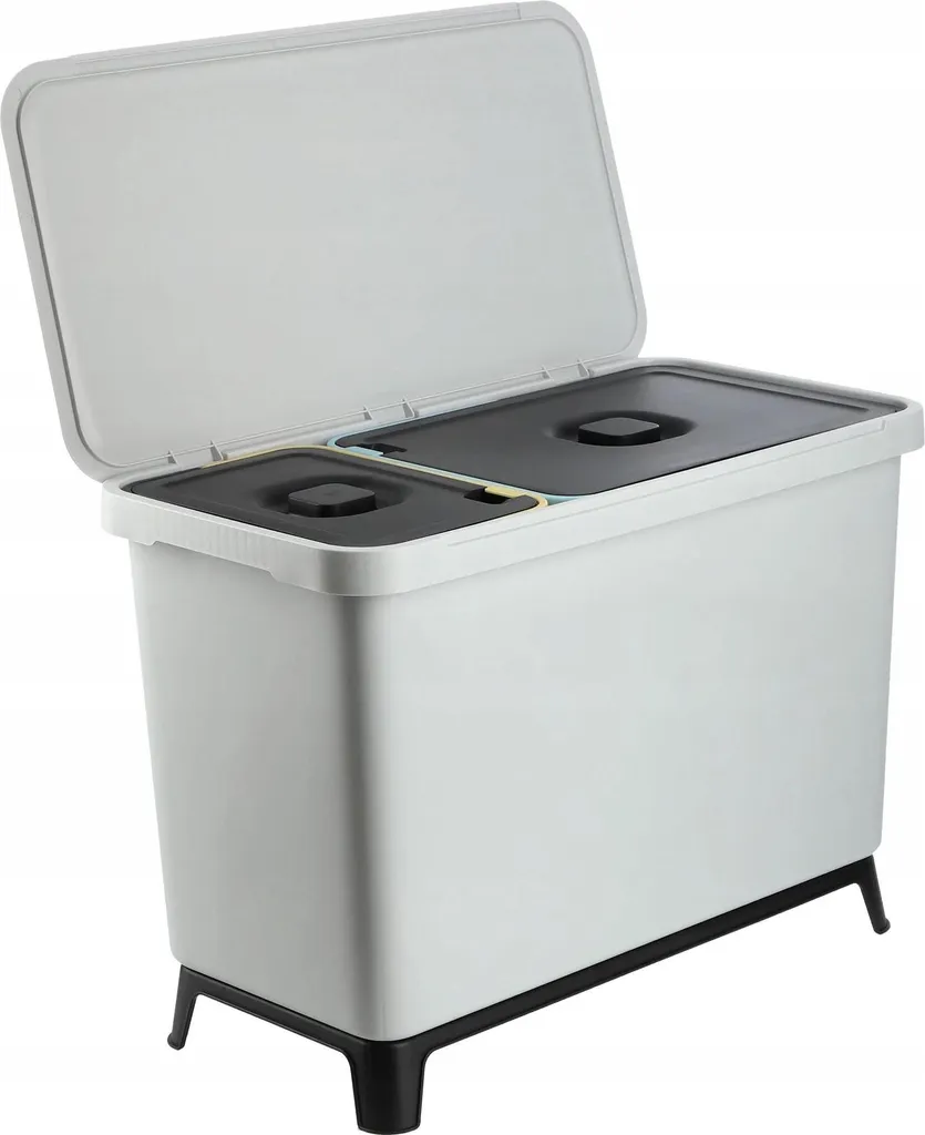 Ensemble poubelles de tri suspendues pour recyclage - 10L et 23L - 2 pcs