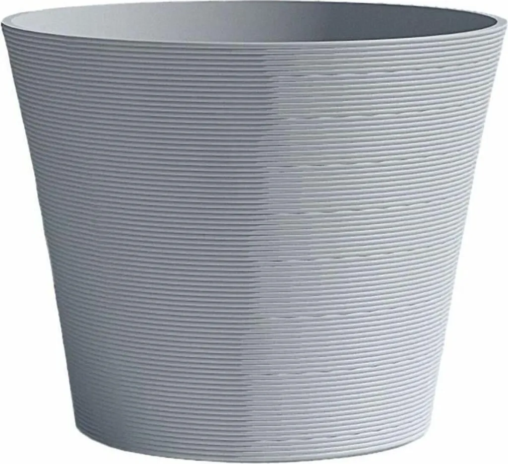 Pot de fleurs Garden ID 40x34 cm - Bac robuste gris contre le gel et UV