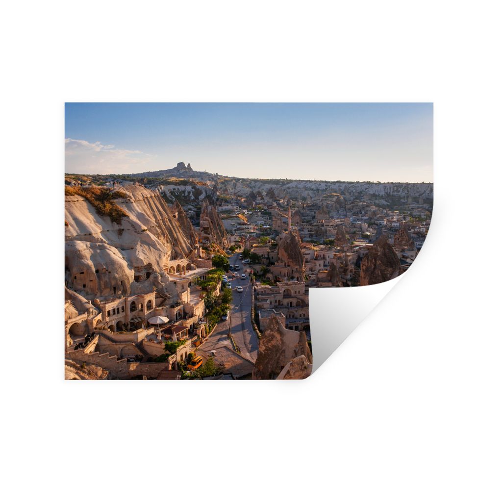 MuchoWow Wandtattoo Wandsticker Wandaufkleber Türkei - Horizont - Kappadokien 120x90 cm Selbstklebend und Repositionierbar - Aufkleber