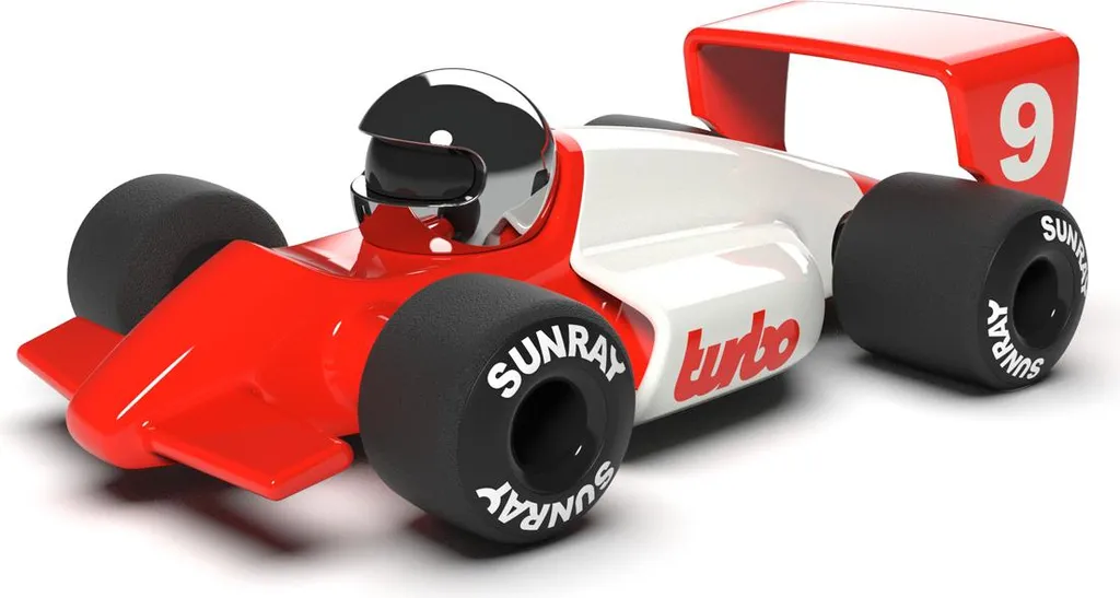 Idée cadeau enfant : voiture de course Playforever Turbo Lauper design chic
