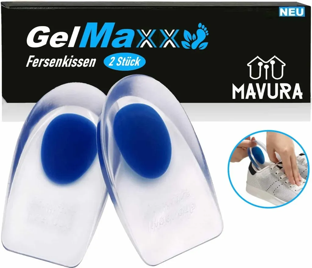 GelMaxx Premium Solette per Sperone Calcaneare e Tallonite - Taglia S 35-40