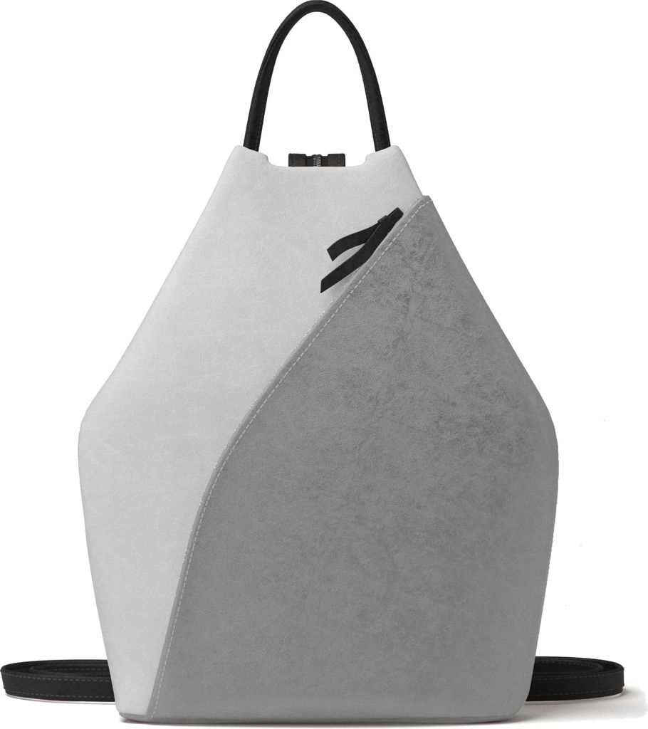 Damen Rucksack – Vegan, Zweifarbig & Stylisch 30620 Grey