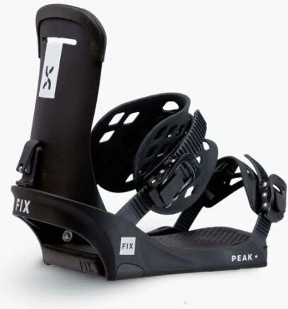 Fixations de Snowboard Fix Peak+ W24 Noir L : Précision All-Mountain