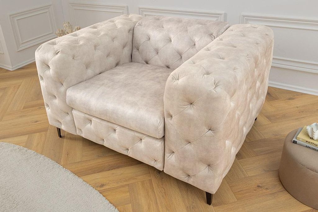 riess-ambiente Design Chesterfield Sessel MODERN BAROCK Produktbild 