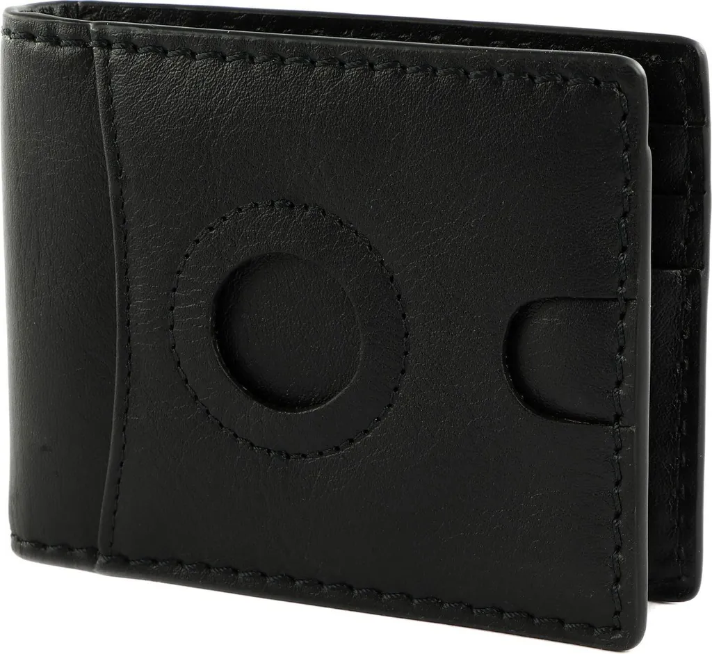 Regala Picard Toscana: Portafoglio Fermasoldi in Pelle Nera Uomo - 1