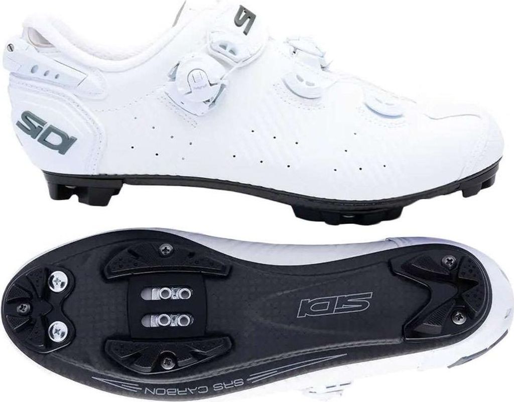 Sidi Drako 2s Srs Mtb-schuhe Weiß EU 39 Mann Weiß EU 39
