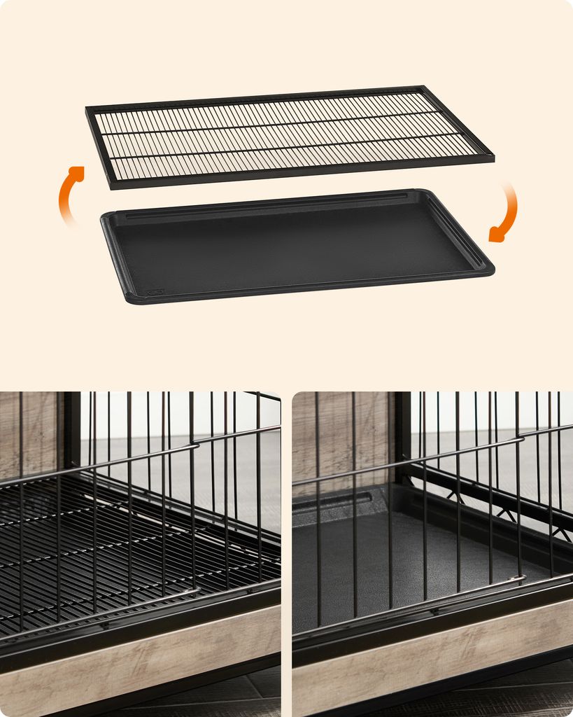 Klec pro psy Feandrea, box pro psy, s odnímatelnou Obrázek produktu 5