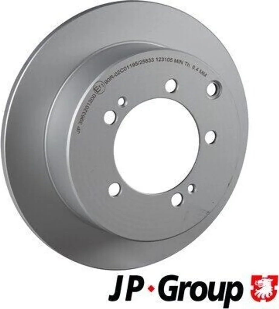 Supprimer les vibrations : Disque de frein JP GROUP 3963201200 Outlander