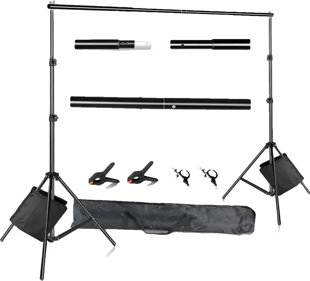 Support de fond stable 2x3m avec sacs de sable contre les chutes de kit