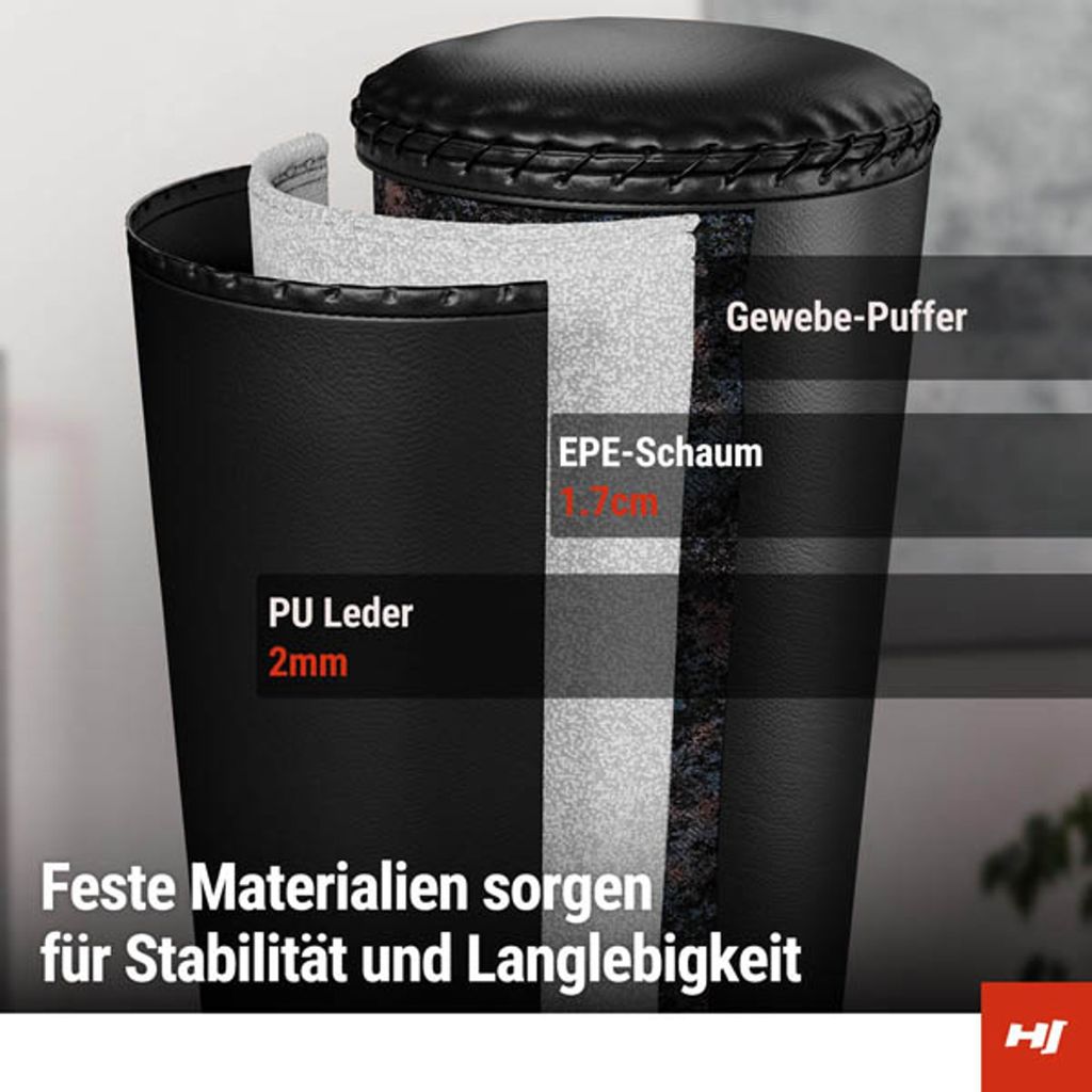 Hop-Sport Boxsack Stehend für Krafttraining, freistehender Produktbild 4