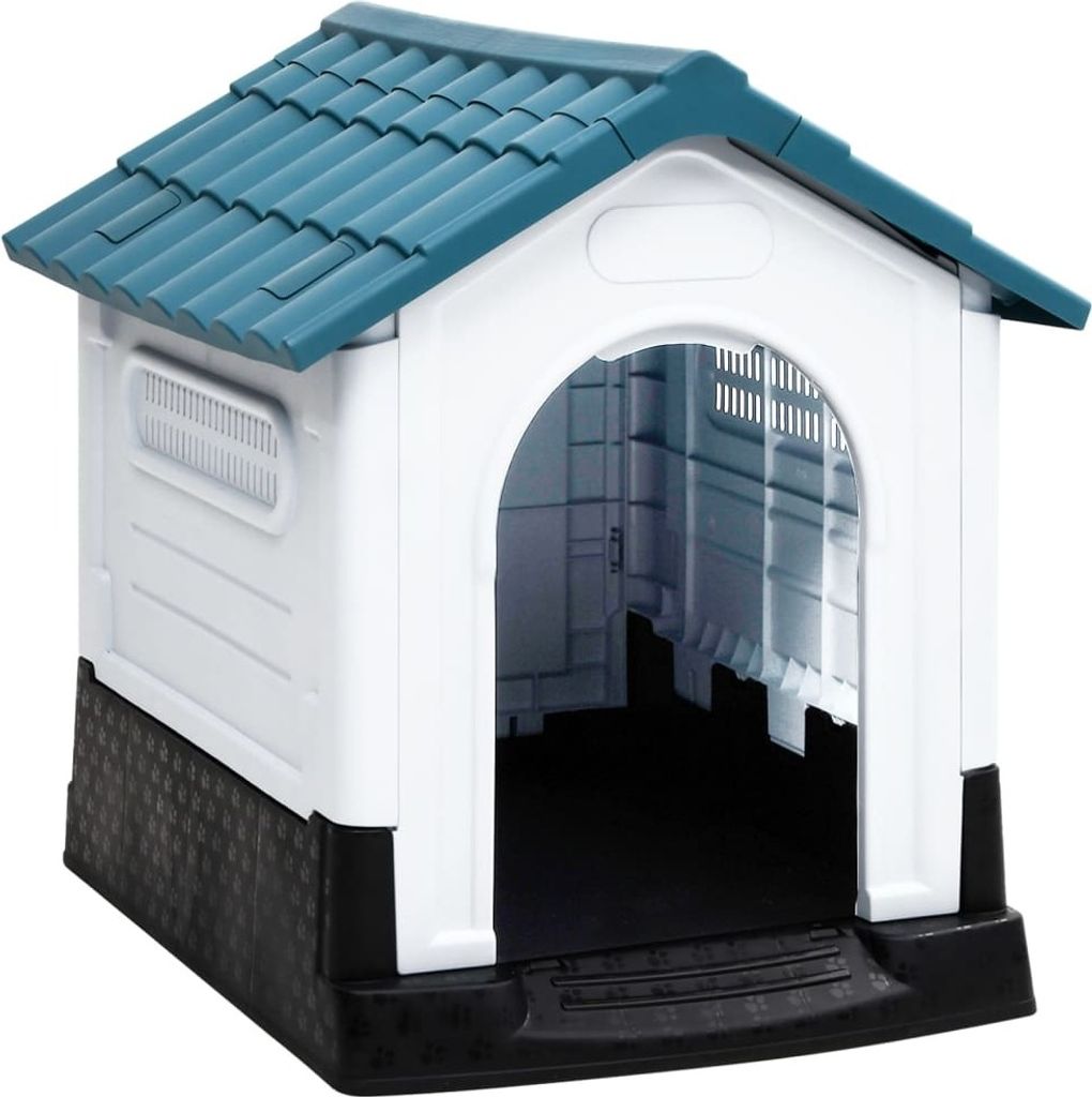 2024 Moderne Hunde-Transportboxen Hundehütte Blau 57x68x66 cm Polypropylen 291604