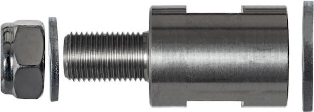 Adaptateur d'attelage M14x1,5 argenté pour remorque Kid et Cargo-Trail