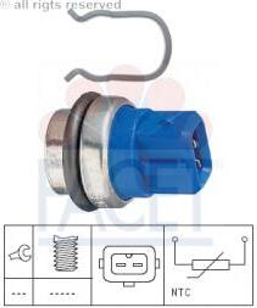 Facet Sensor, Kühlmitteltemperatur 7.3101