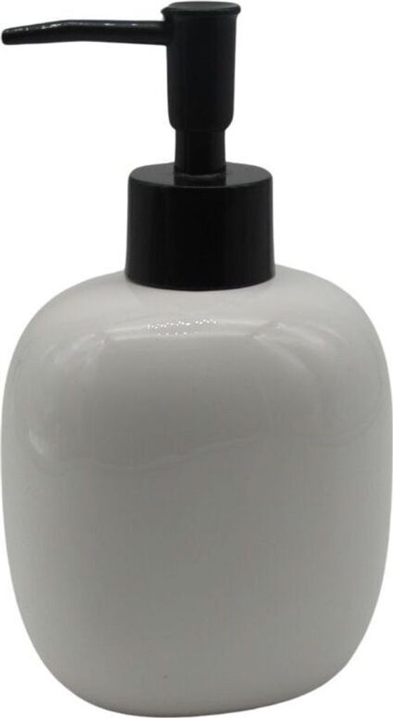 Sanwood Seifen Spender Lotion Dosierer WC Bad Accessoire Donna Weiß