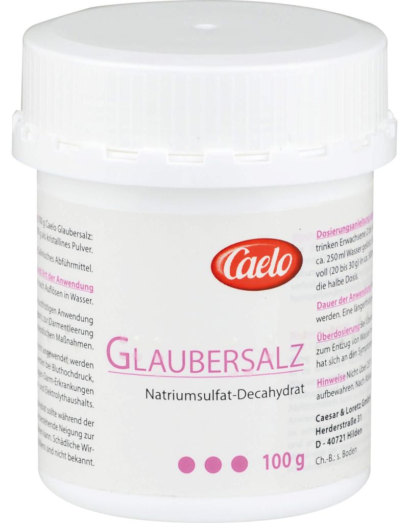 di Caelo Glauber, 100 g in polvere Immagine del prodotto 