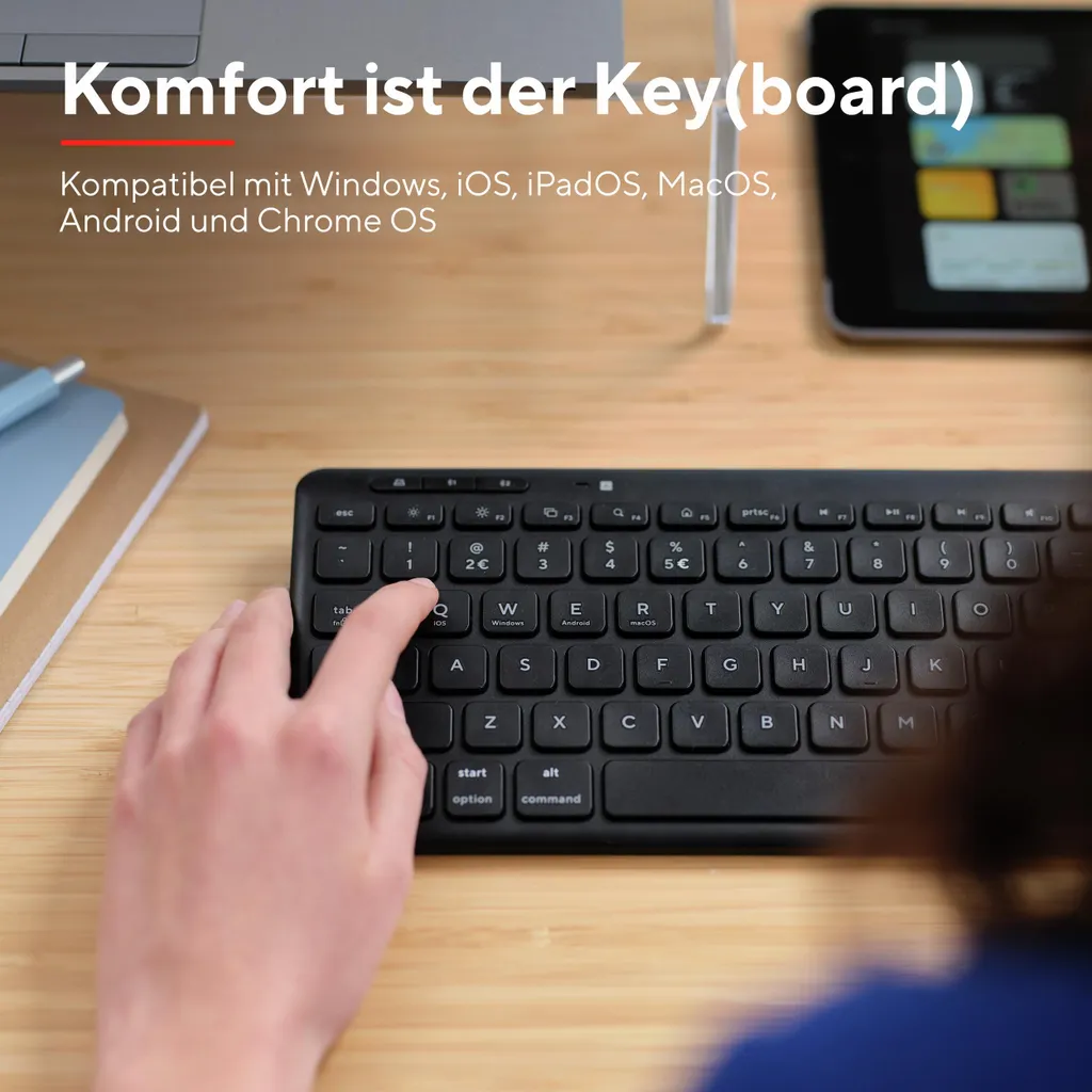 Clavier Bluetooth Trust Lyra pour tablette et PC portable bureautique - 9