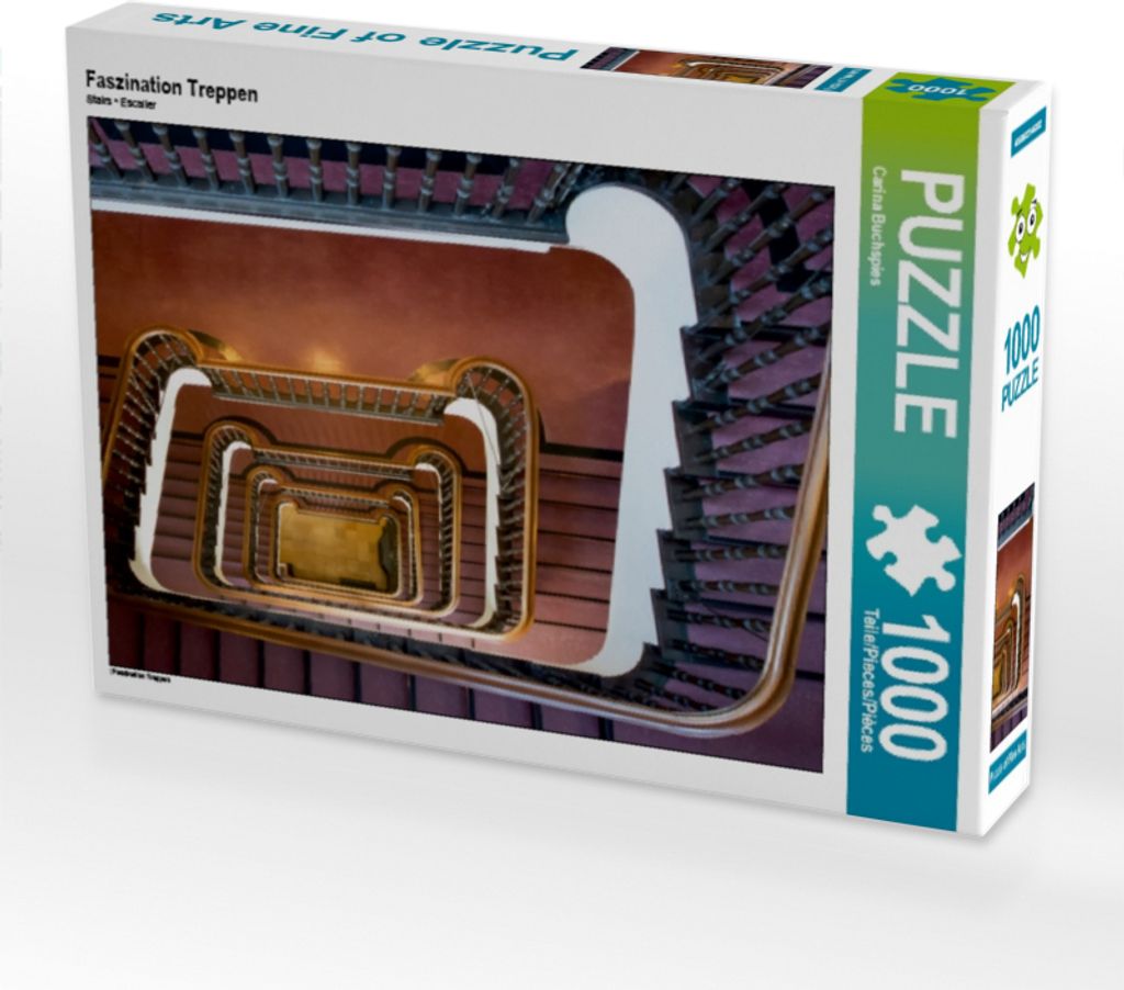Calvendo Faszination Treppen 1000 Teile Puzzle quer Produktbild 