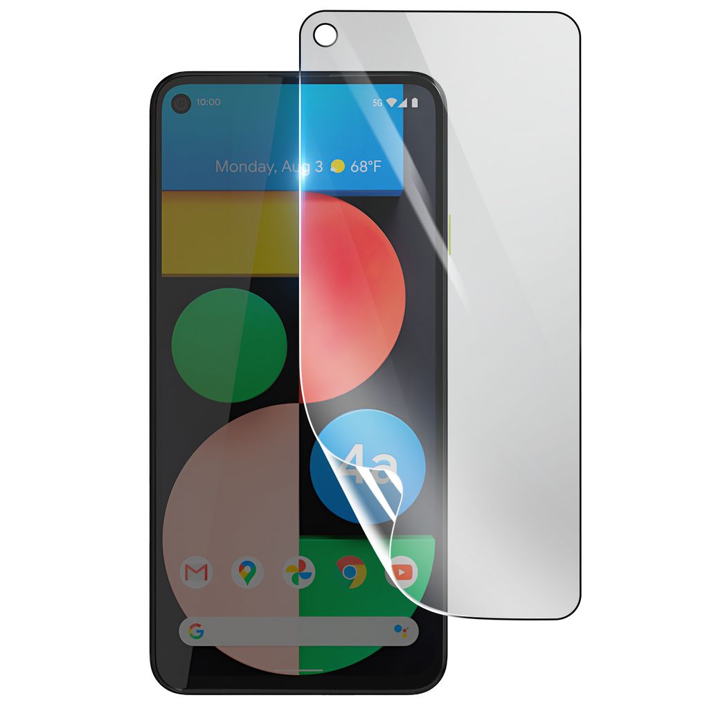 3mk, Stoß- und kratzfester Hydrogel Bildschirmschutz für Google Pixel 4A, Transparent