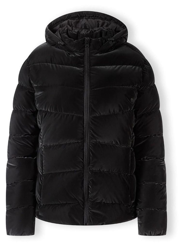 Veste matelassée Minoti à capuche, noire, taille S, pour Image du produit 