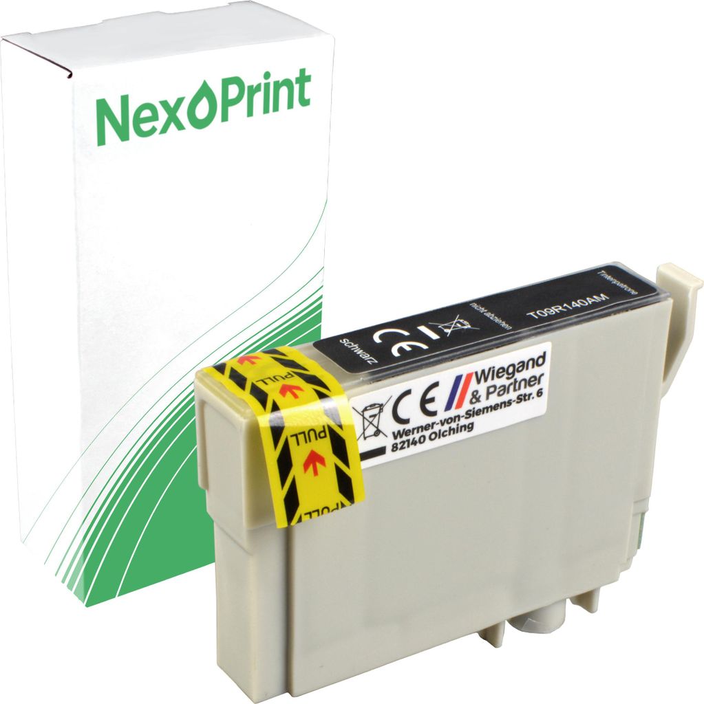 NexoPrint C13T09R140 503XL schwarz Druckerpatronen kompatibel zu Epson EcoTank ET-2810 EcoTank ET-2811 EcoTank ET-2812 EcoTank ET-2820 ca. 550 Seiten