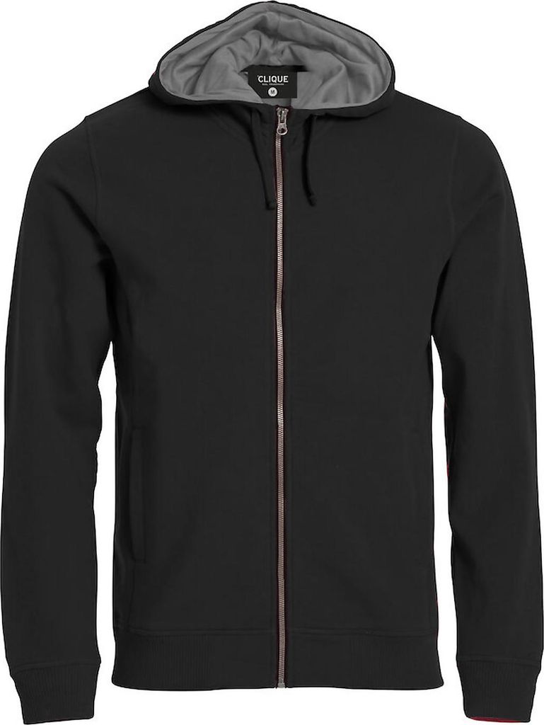 Clique Classic Hoodie Zip 021044 L Schwarz