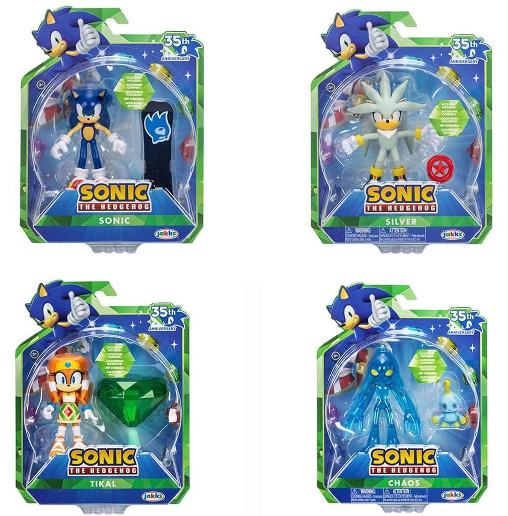 Jakks Pacific Sonic Figur Sortiert 10 Cm 1 Einheit Blau  Produktbild 