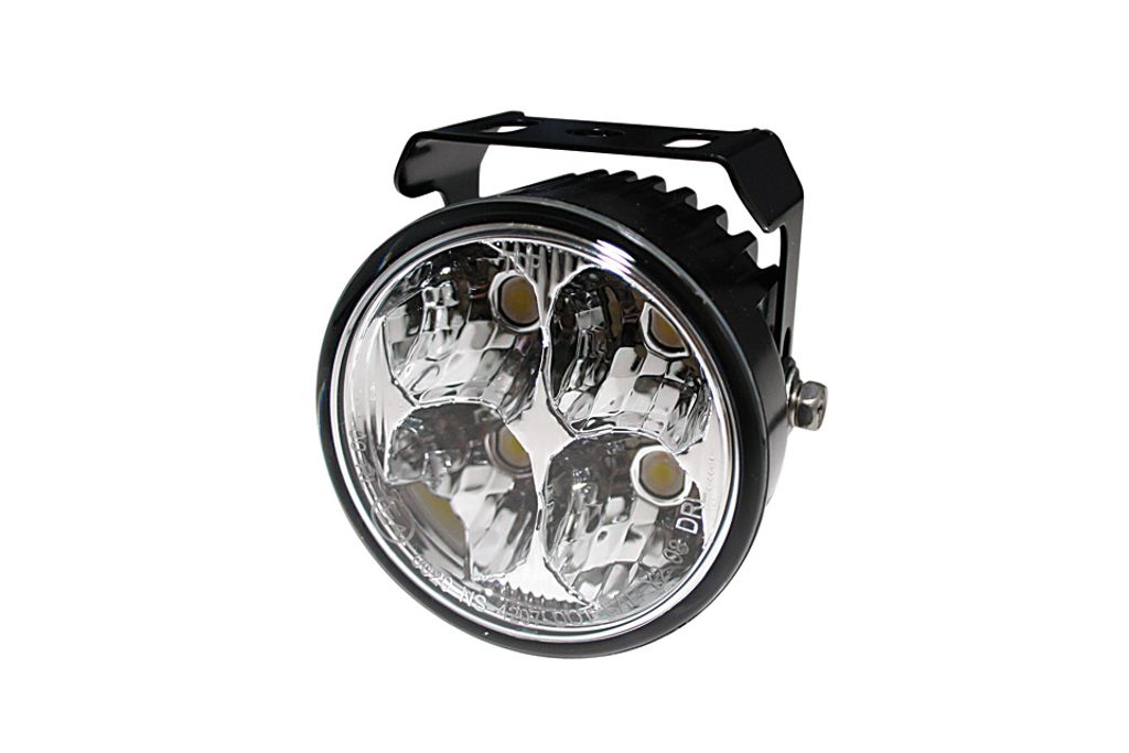 HIGHSIDER pro LED denní svícení černé kulaté (1ks) Obrázek produktu 