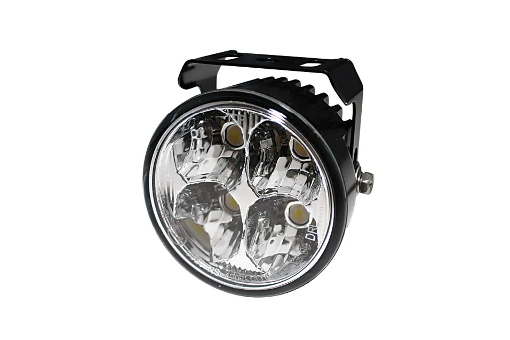 Feu diurne LED HIGHSIDER robuste en aluminium avec lentille claire 12V