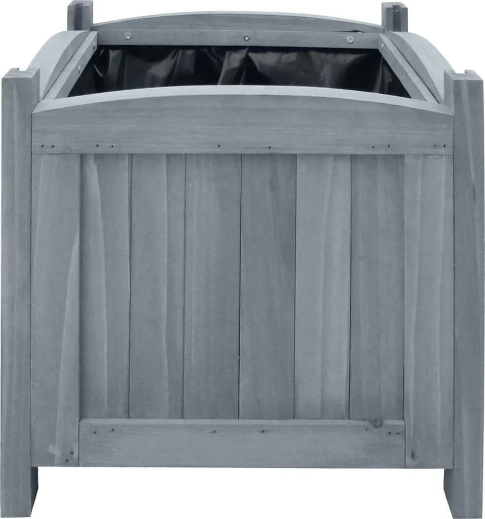 Jardinière bois massif 30cm vidaXL : fini le plastique, optez pour le sapin