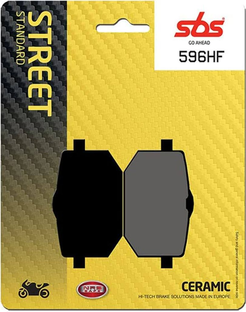 Bremsbelag SBS 596HF (Satz pro Scheibe) Street Ceramic