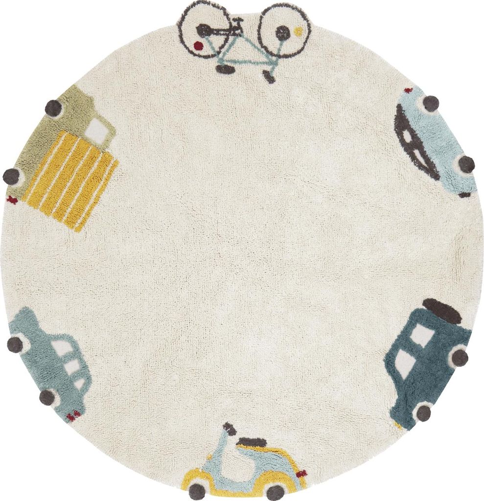 Lorena Canals Wheels Teppich | Babyzimmer Ideen