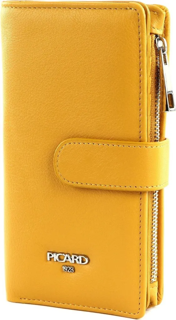 PICARD Bingo Wallet Honey 8400 - Portafoglio Grande Organizzato in Pelle