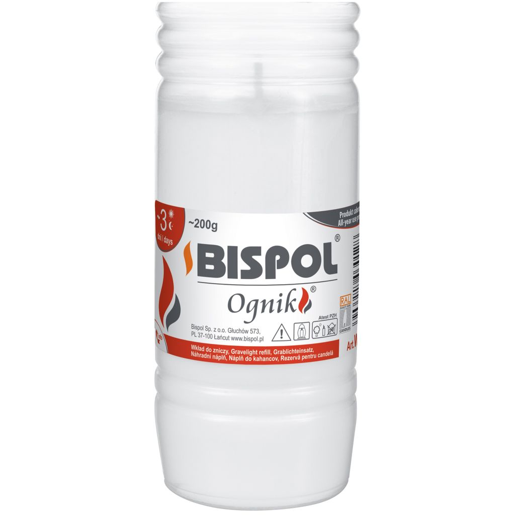 Bispol Parafínový Ohníček WP3 - Kvalitní Svíčkový Vosk, Obrázek produktu 